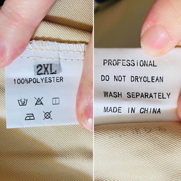 Open Front Collared Vest Womens 2XL Cream Beige Neutral Sleeveless - Picture 6 of 8